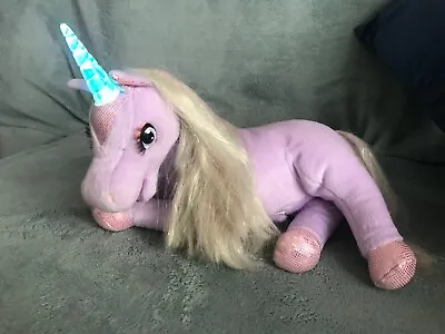 Buy Barbie 2002 Lila Singing Light Up Purple Unicorn Plush, Working • 40£