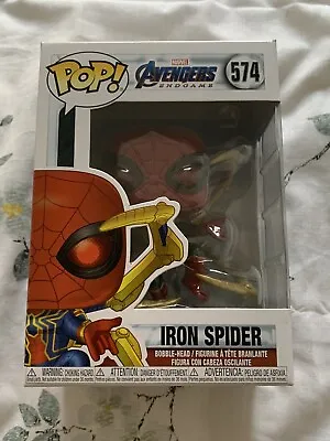 Buy Funko POP #574 Iron Spider (w/ Gauntlet) - Marvel Avengers Endgame • 12.39£