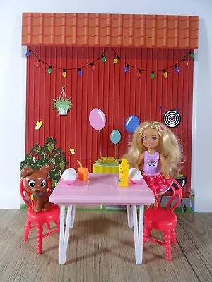Buy Accessories Furniture For Barbie Chelsea Playhouse DWJ50 Doll + Covered Table (14079) • 13.33£