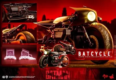 Buy IN STOCK New Hot Toys MMS642 THE BATMAN 1/6 Batcycle Action Figure • 300£