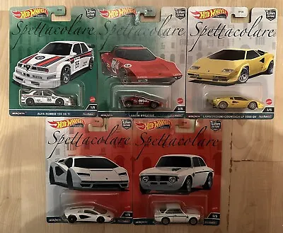 Buy HOT WHEELS DIECAST - Spettacolare Set Of 5 - Car Culture • 35£