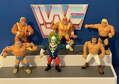 Buy 6 X WWF WWE Hasbro Wrestling Figures Mattel Retro (please Read Description) • 20.99£