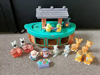 Buy Fisher Price Little People Noahs Ark Boat With Animals And 2 People Figures  • 4.99£