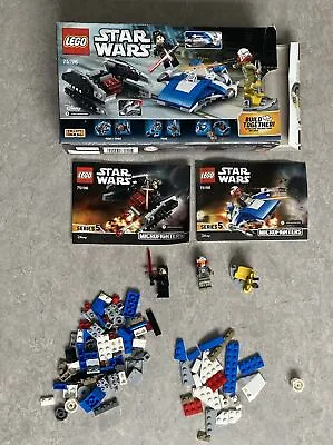 Buy Lego Star Wars Set 75196 A Wing Vs TIE Silencer - SOLD AS SEEN  - Parts Only • 20£