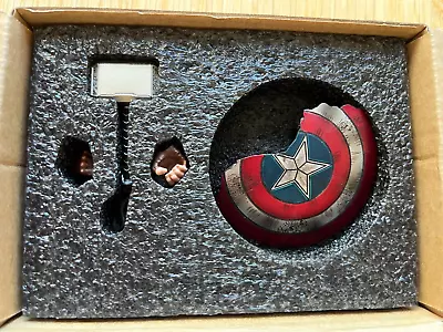 Buy Manipple 1/12 Captain America  S H Figuarts  Metal Shield And Thor Hammer Set C • 59£