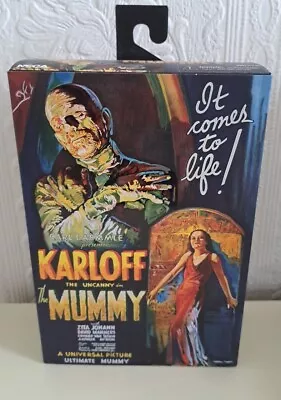 Buy Neca Universal Monsters Ultimate Mummy (coloured) 7  Action Figure - New  • 35£