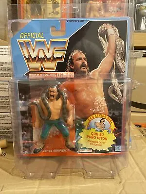 Buy WWF WWE Hasbro Jake The Snake Roberts Titan Sports 1991. MOC New Sealed Spanish • 70£