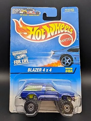 Buy Hot Wheels #464 Chevy Blazer 4x4 Off-Road Blue Vintage 1996 Release L37 • 12.95£