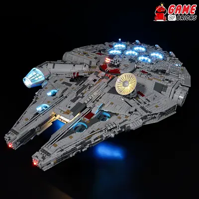 Buy LED Light Kit For Millennium Falcon - Compatible With LEGO® 75192 Set (Remote) • 61.56£