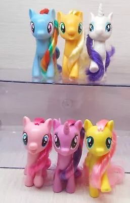 Buy My Little Pony MLP FIM Mane 6 Brushable Figures G4.5 Reboot Dash Pinkie Rarity  • 14.99£