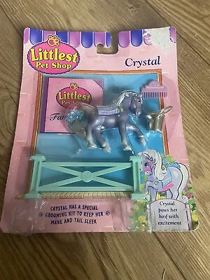 Buy Vintage Kenner Littlest Pet Shop LPS Sparkling Ponies Crystal Complete On Card! • 30£