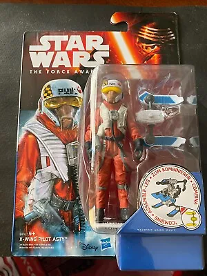 Buy Star Wars The Force Awakens X Wing Pilot Asty Figure - New • 6.50£