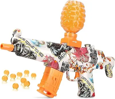 Buy Electric Toy Gun Gel Bullets USB Charge Gel Ball Shooter Red Ak47 Goggles • 19.99£
