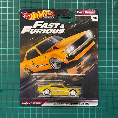 Buy Hot Wheels Premium｜Fast And Furious Fast Rewind Nissan Skyline C210 Yellow 2/5 • 18.99£