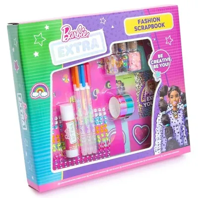 Buy Barbie Movie A4 Memory Scrapbook With Pens Stickers Stencils Sequins Tape & Glue • 8.99£