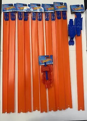 Buy Hot Wheels Track Lot 5 Sets Of 24  Straight Tracks, 1 Loop, 1  Launcher New • 24.62£