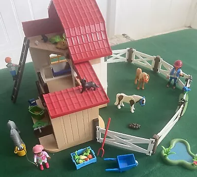 Buy Playmobil Country 6927 Equestrian Pony Horse Stables /Farm, • 24.95£