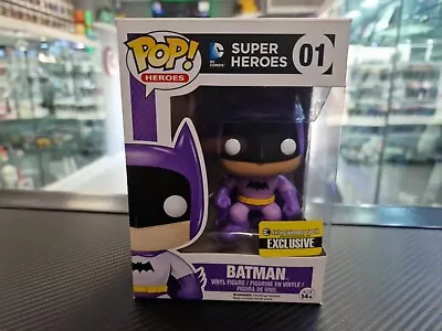 Buy Super Heroes DC Comics Batman Purple (Entertainment Earth) #01 Funko Pop! • 27.99£
