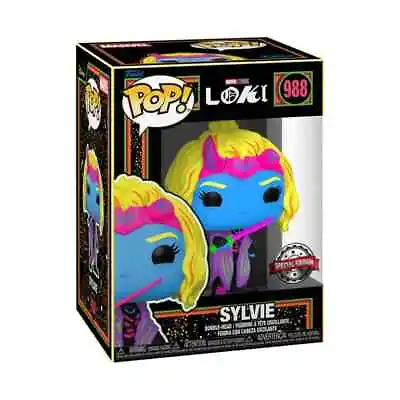 Buy Funko POP! Marvel Studios Loki Blacklight Special Edition Sylvie #988 New • 7.99£