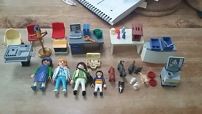 Buy Playmobil Bundle 4374 Veterinary Clinic With 4 Figures, Animals And Accessories • 14£