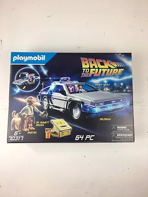 Buy Back To The Future DeLorean Time Machine With Marty, Doc Set By Playmobil • 45£