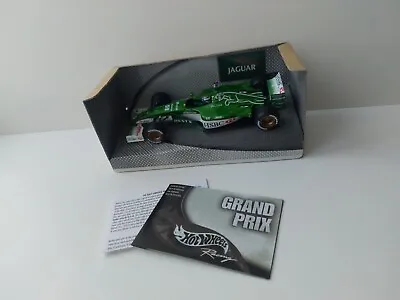 Buy Hot  Wheels Eddie Irvine Jaguar F1 Grand Prix Scale Model 1:24 Mint In Box • 30£