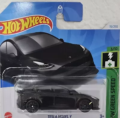 Buy Hot Wheels F Case  2024 Tesla Model Y Black  Free Boxed Shipping  • 7.99£