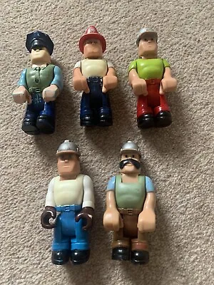 Buy 5 Vintage 1970s Fisher Price Husky Helpers Assorted Figures - Fireman -Policeman • 9£