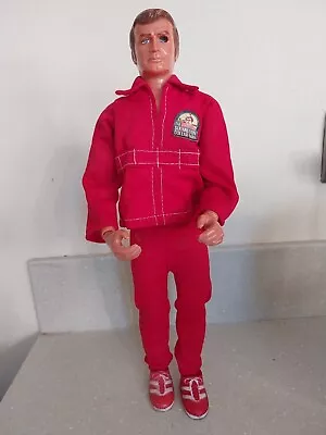 Buy Vintage Six Million Dollar Man Action Figure Red Tracksuit  • 70£