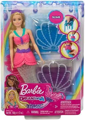 Buy Barbie Dreamtopia Mermaid Doll With Glitter Slime GKT75 • 16.99£