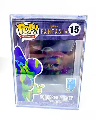 Buy Disney Art Series Fantasia Sorcerer Mickey 15 Funko Pop + Hard Stack Christmas • 19.99£