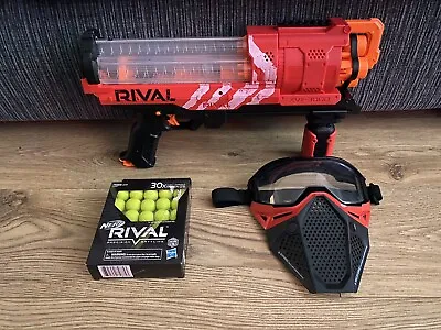 Buy Nerf Rival Artemis XVII-3000 Red Blaster &  Ammo Included Boxed Red Mask Bundle • 39.97£