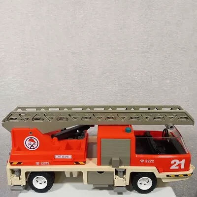 Buy Playmobil Fire Engine Rescue Truck 1981 Vintage Retro Incomplete 2222 21 Rare • 24.50£