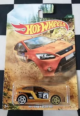Buy 2018 Hot Wheels 09 Ford Focus RS Backroad Rally Series #5/6 • 7.99£