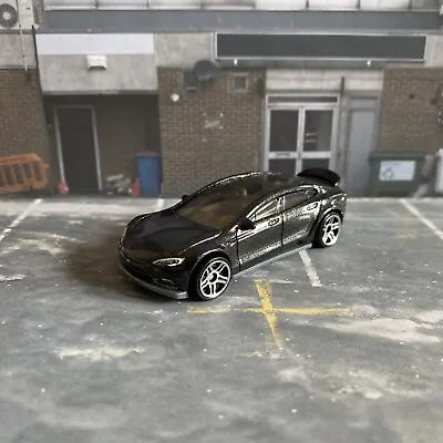 Buy Hot Wheels Tesla Model S, Black Loose Car • 6£