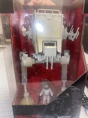 Buy Star Wars Black Series AT ST Walker With Imperial AT-ST Driver Hasbro Boxed • 65£