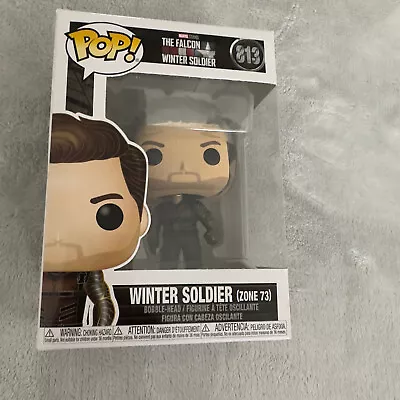 Buy Funko Pop Vinyl - The Falcon And The Winter Soldier - Winter Soldier 813	 • 9£