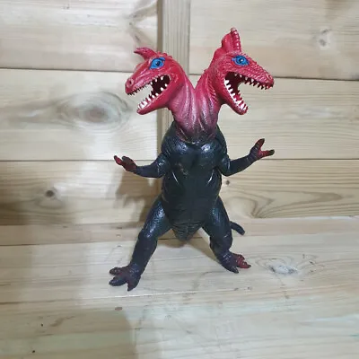 Buy Vintage Red & Black 2 Headed Kaiju Monster Godzilla 8  Dinosaur Action Figure • 18.39£