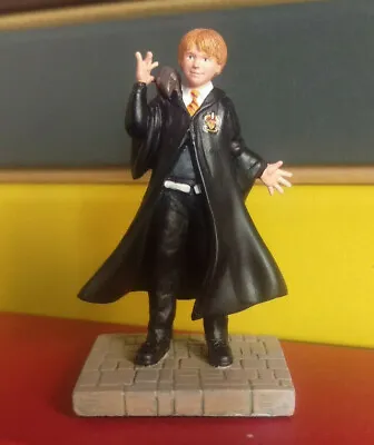 Buy Harry Potter Ron Weasley And Scabbers Miniature Figure Rare D'Agostini Eaglemoss • 24£