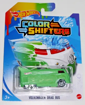 Buy Hot Wheels COLOR SHIFTERS - VW VOLKSWAGEN DRAG BUS - Green/white • 9.99£