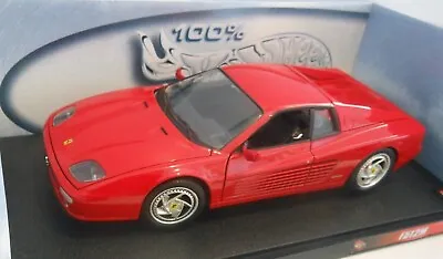 Buy Hot Wheels Ferrari F512 M 1:18 Scale Die Cast Model Red Boxed • 49.99£