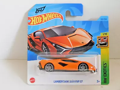 Buy Hot Wheels 2023 Issue Lamborghini Sian Fkp 37 Orange 163/250 • 3.95£