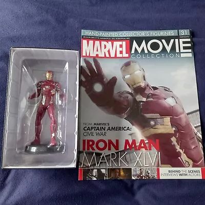 Buy Marvel Movie Collection Figurine And Magazine, Iron Man Mark XLVI #31. Eaglemoss • 8£