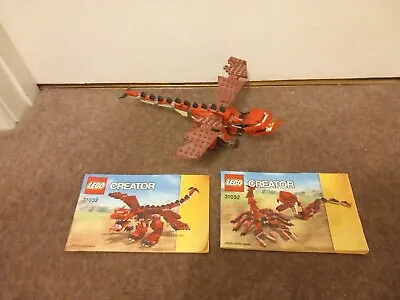 Buy LEGO 31032 Creator 3-in-1 Red Creatures Dragon Scorpion Snake • 16.99£
