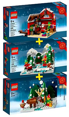 Buy LEGO Christmas - Santa's Workshop + Winter Elves Scene + Santa Front Yard - NEW • 159.90£
