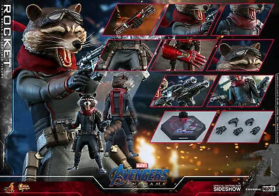 Buy Hot Toys Mms548 Marvel Avengers: Endgame Rocket 1/6 Action Figure • 194.95£