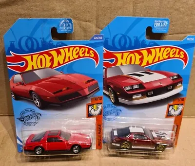 Buy Hot Wheels '84 Pontiac Firebird & '85 Chevrolet Camaro Iroc-Z , New/carded. • 12.75£
