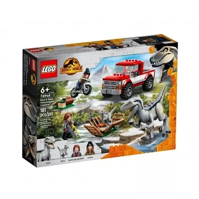 Buy LEGO 76946 Jurassic World Blue & Beta Velociraptor Capture Brand New Sealed • 22£