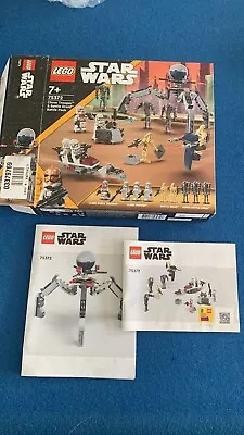 Buy LEGO Star Wars - 501st Clone Troopers Battle Pack - 75345 - Box And Instructions • 2.95£