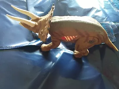 Buy Jurassic Park 3 Re-Ak A-Tak Triceratops Dinosaur Action Figure Toy W/Sounds • 5.99£